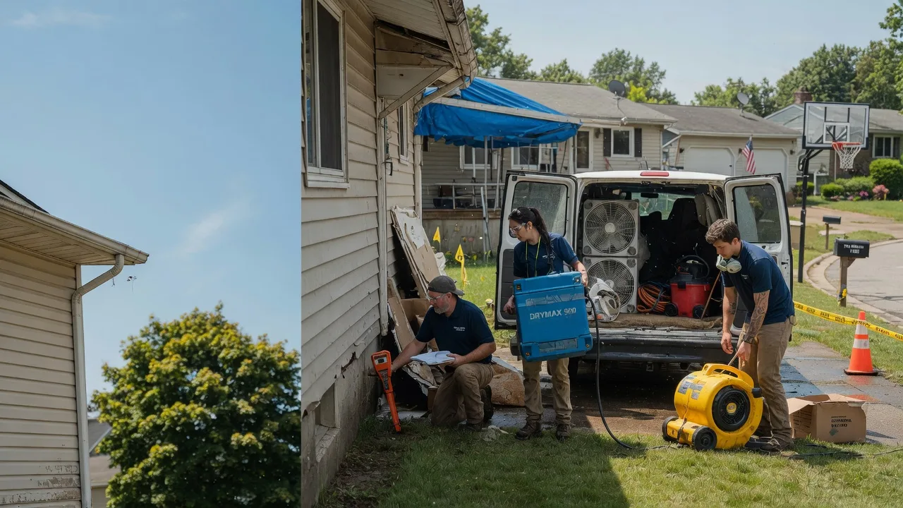 Ceiling Leak Cleanup in Ray, MI near me