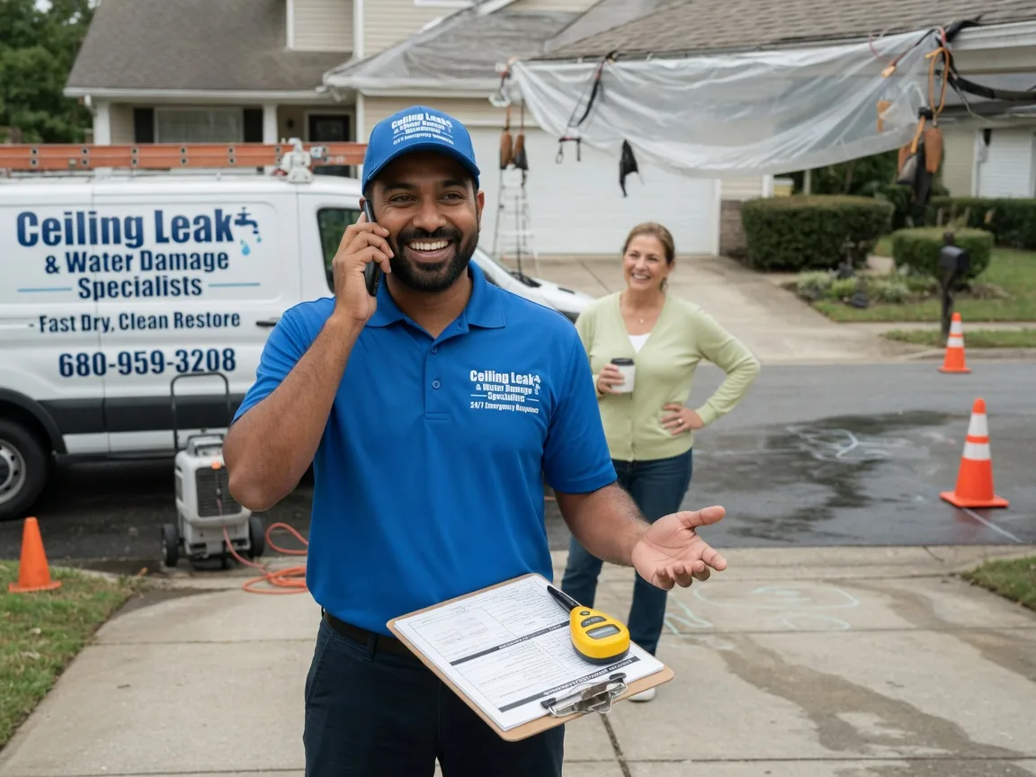 Ceiling Leak Cleanup Ray, MI FAQs